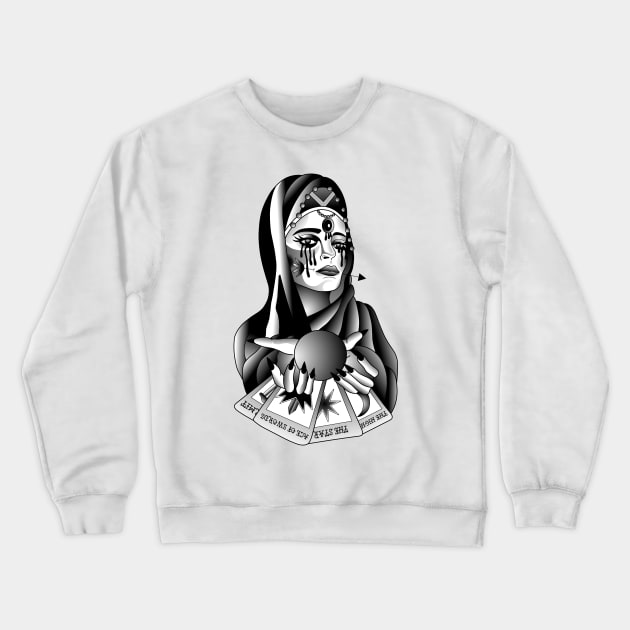 FORTUNE TELLER Crewneck Sweatshirt by art_of_josh